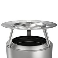 Solo Stove Yukon SSYUK-27-DEFLECTO Heat Deflector, Stainless Steel, Silver