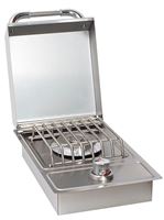 Bull 60008 Drop-In Single Side Burner, 304 Stainless Steel