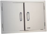 Bull 33568 Double Walled Door, 33 in L, 22 in W, 2 in H, Stainless Steel