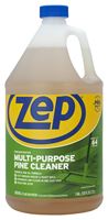 Zep ZUMPP128 Disinfectant Pine Cleaner, 1 gal, Liquid, Pine, Amber