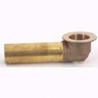 Plumb Pak PP7088RB Waste Shoe, Brass, For: Bath Drains