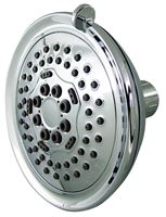 Boston Harbor Shower Head, 1.75 (6.6) 80 gpm (L/MIN) psi, 1/2-14 NPT Connection, Threaded, 5-Spray Function, Chrome