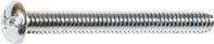 Midwest Fastener 07667 Machine Screw, #8-32 Thread, Fine Thread, Round Head, Combo Drive, Steel, Zinc, 100 PK