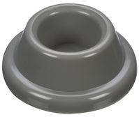 National Hardware N243-808 Door Stop, 1.9 in Dia Base, 0.72 in Projection, Plastic, Gray