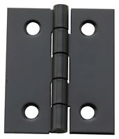 National Hardware N211-020 Decorative Broad Hinge, 1-1/2 in H Door Leaf, 1/32 in Thick Door Leaf, Steel