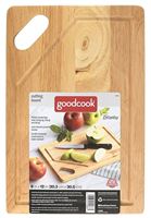 Goodcook 10088 Cutting Board, 12 in L, 8 in W, Hardwood