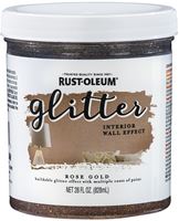 Specialty 360221 Textured Glitter Paint, Rose Gold, 28 fl-oz, Can