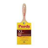 Purdy XL Sprig 144380340 Trim Brush, Nylon/Polyester Bristle, Beaver Tail Handle 