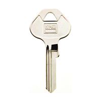 Hy-Ko 11010M70 Key Blank, Brass, Nickel, For: Master Locks and Padlocks, Pack of 10 