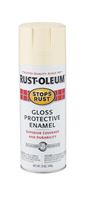 Rust-Oleum Stops Rust Antique White Gloss Protective Enamel Spray 12 oz. 