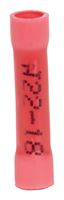 Jandorf  Commercial  Terminal Butt Splice  Vinyl  22-18 AWG Red  5 pk 