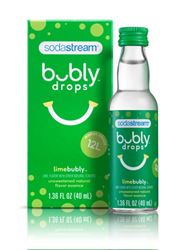 Sodastream 1025211010 Soft Drink, Lime Flavor, 40 mL Bottle, Pack of 6