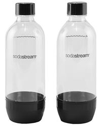 Sodastream 1042221010 Carbonating Bottle, Plastic, Black, Pack of 6