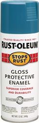 Rust-Oleum 269292 Rust Preventative Spray Paint, Gloss, Maui Blue, 12 oz, Can