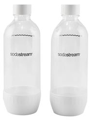 Sodastream 1042211010 Carbonating Bottle, White, For: Jet, Genesis, Fizzi, Source, Power Sparkling Water Makers, Pack of 6