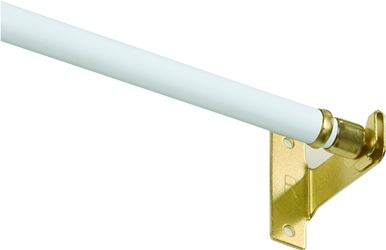 Kenney KN391/1 Sash Rod, 7/16 in Dia, 28 to 48 in L, White