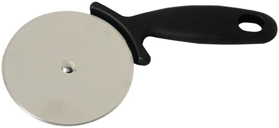 Chef Craft 21370 Pizza Cutter, Stainless Steel Blade, Black Handle, Dishwasher Safe: Yes