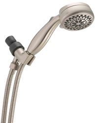 Delta 75701CSN Hand Shower, 1/2 in Connection, 2.5 gpm, 7-Spray Function, Satin Nickel, 6 ft L Hose