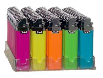 Scripto Mighty Match LDM13L-50/MM Pocket Lighter, Blue/Green/Orange/Purple/Yellow, Pack of 50