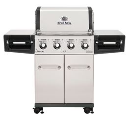 Broil King Regal 956314 Gas Grill, 55000 Btu/hr BTU, Liquid Propane, 4 -Burner, 500 sq-in Primary Cooking Surface