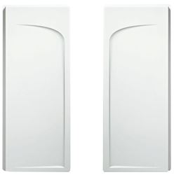 Sterling Ensemble 72175100-0 Shower End Wall Set, 71-1/4 in L, 30 in W, Vikrell, High-Gloss, Alcove Installation, White