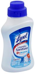 Lysol 97190 Laundry Sanitizer, 41 oz Bottle, Liquid, Crisp Linen, Blue