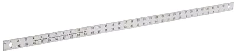 Empire 403 Heavy-Duty Straight Edge, 0 to 36 in, Aluminum, 1 in W