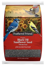 Feathered Friend 14421 Black Oil Sunflower Seed, 20 lb