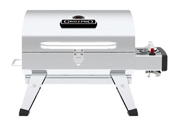 GrillPro 201114 Tabletop Gas Grill, 10,000 Btu, Propane, 1-Burner, 200 sq-in Primary Cooking Surface