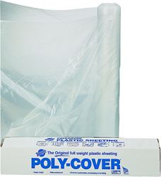 Orgill Poly 6X10-C Poly Film, 100 ft L, 10 ft W, Clear