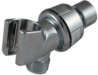 Plumb Pak PP828-62 Shower Arm Mount, Chrome Plated, For: Handheld Shower