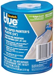 ScotchBlue PTD2093EL-24-S Painters Tape with Dispenser, 30 yd L, 24 in W, Blue