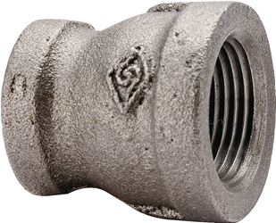 ProSource B240 8X6 Reducing Pipe Coupling, 1/4 x 1/8 in, FIP, Steel, SCH 40 Schedule, 300 psi Pressure