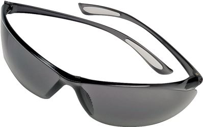 Safety Works 10105407 Feather Fit Safety Glasses, Anti-Fog Lens, Semi-Rimless Frame, Gray Frame, UV Protection