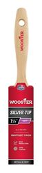 Wooster 5222-1-1/2 Paint Brush, 1-1/2 in W, 2-7/16 in L Bristle, Polyester Bristle, Varnish Handle