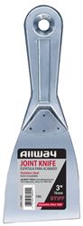 Allway Tools T30S Wall Scraper, 3 in W Blade, Stiff Blade, Steel Blade, Steel Handle