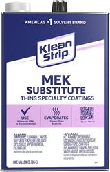 Klean Strip GME71SUB Methyl Ethyl Ketone Thinner, Liquid, Clear, 1 gal, Pack of 4