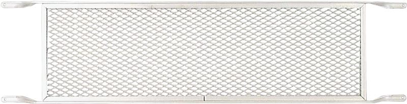 M-D 33209 Screen Door Push Grill, 7.69 in W, 34.31 in H, Aluminum, Mill, For: 36 in Doors