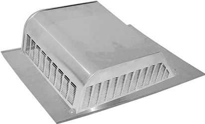 Lomanco LomanCool 750 Static Roof Vent, 16 in OAW, 50 sq-in Net Free Ventilating Area, Aluminum, Mill, Pack of 6