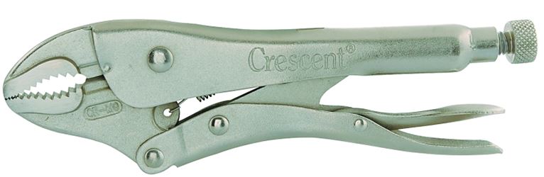 Crescent C10CVN Locking Plier, 10 in OAL, 1-7/8 in Jaw Opening, Non-Slip Grip Handle