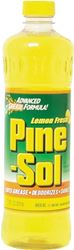 Pine-Sol 40187 All-Purpose Cleaner, 28 oz Bottle, Liquid, Fresh Lemon, Yellow, Pack of 12