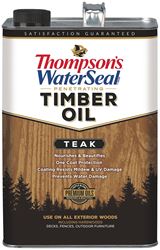 Thompsons WaterSeal TH.049831-16 Timber Oil, Teak, Liquid, 1 gal, Pack of 4