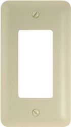 Amerelle 935RAL Wallplate, 5 in L, 2-13/16 in W, 1 -Gang, Steel, Light Almond