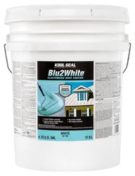 Kool Seal KS0063700-20 Elastomeric Roof Coating, White, 5 gal, Liquid