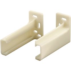 Prime-Line R 7265 Drawer Track Backplate, Nylon, Raw, Pack of 6