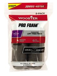 Wooster RR308-4 1/2 Roller Cover, 4-1/2 in L, Foam Cover, Charcoal