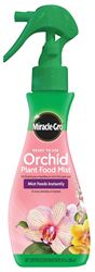 Miracle-Gro 200195 Orchid Plant Food Mist, 8 oz Bottle, Liquid, 0.02-0.02-0.02 N-P-K Ratio