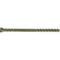 Camo 0345219S Deck Screw, #7 Thread, 1-7/8 in L, Trim Head, Star Drive, Stainless Steel, Black, 1750/PK