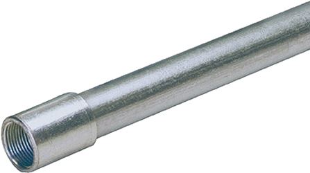 Allied Tube & Conduit 103069 Conduit, 3/4 in, 10 ft L, Steel, Galvanized