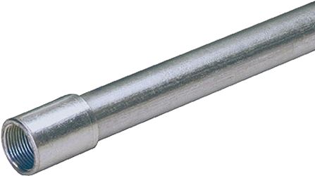 Allied Tube & Conduit 103051 Conduit, 1/2 in, 10 ft L, Steel, Galvanized